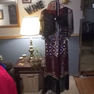 Sequins flapper dress